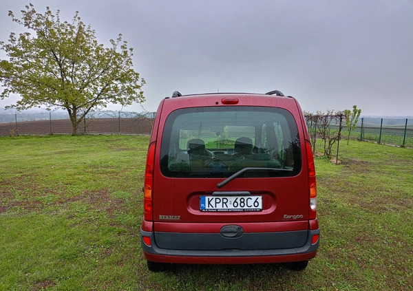 Renault Kangoo cena 9840 przebieg: 233759, rok produkcji 2004 z Proszowice małe 121